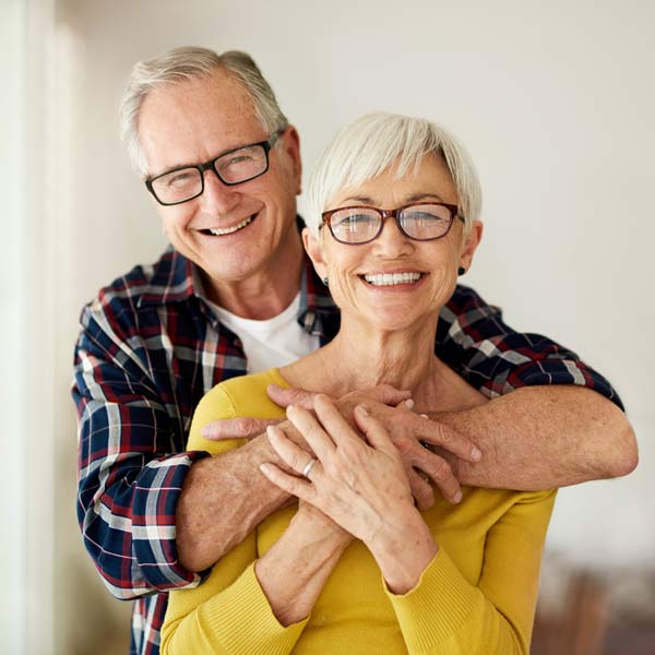 happy older couple